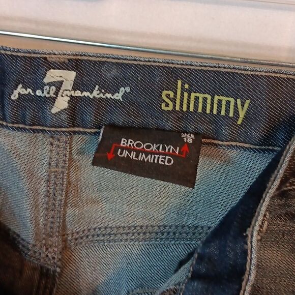 7 For All Mankind "Slimmy" Denim Shorts - Picture 5 of 7
